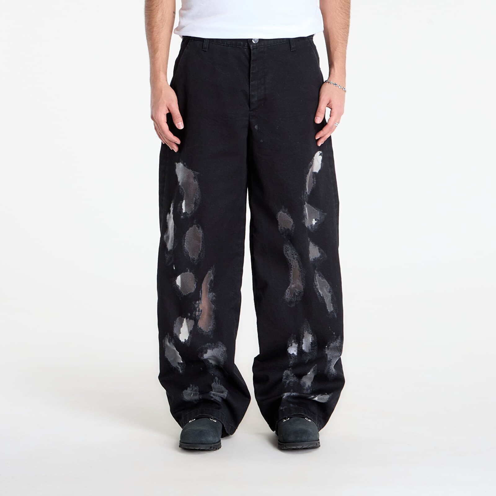 Pants HELIOT EMIL Gallop Denim Trousers Black 48