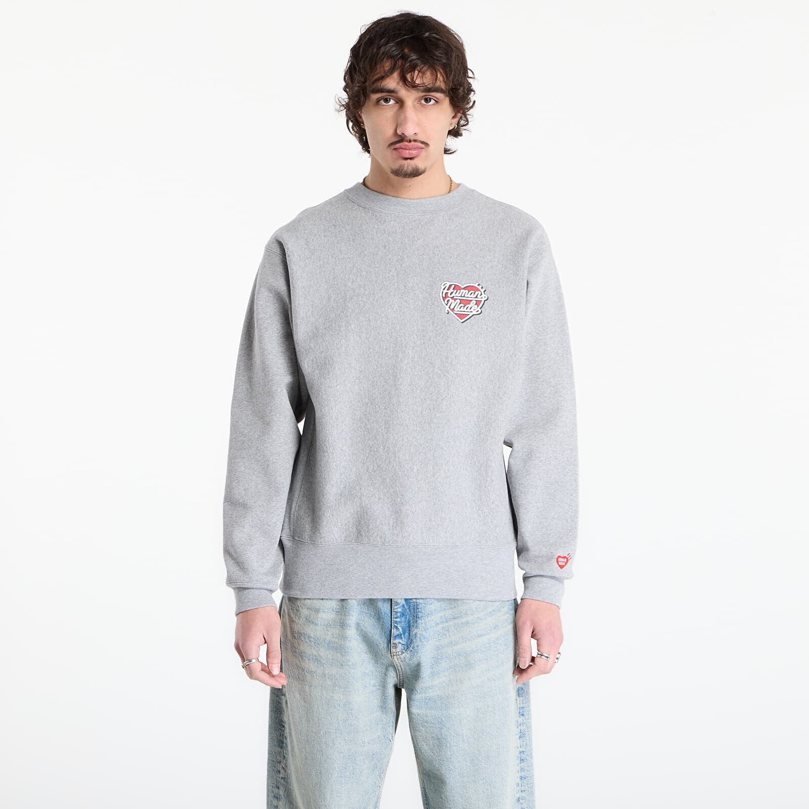 Sweatshirt HUMAN MADE Heavyweight Sweatshirt UNISEX Gray L