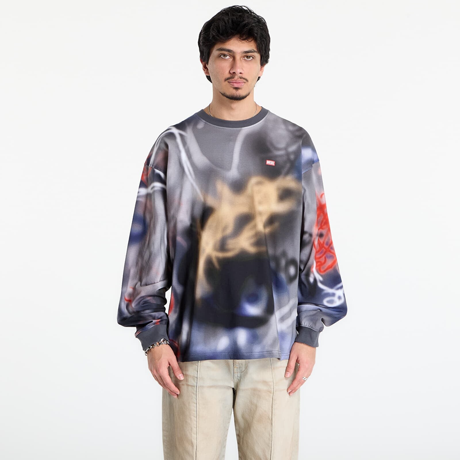 T-shirt DIESEL T-Boxt-Ls-V4 T-Shirt Grey L