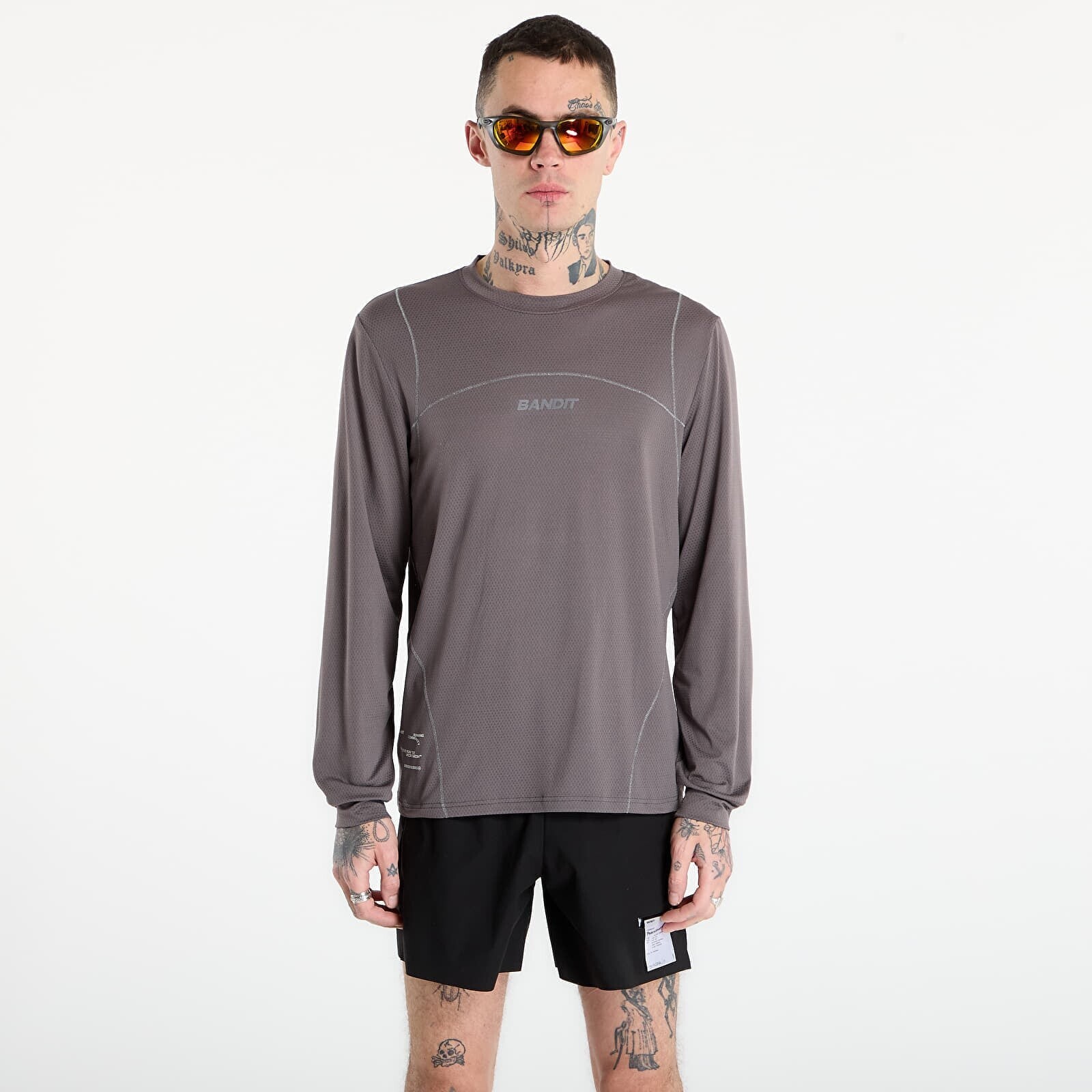 T-shirt BANDIT Men's Micromesh™ Long Sleeve Tee Haze S