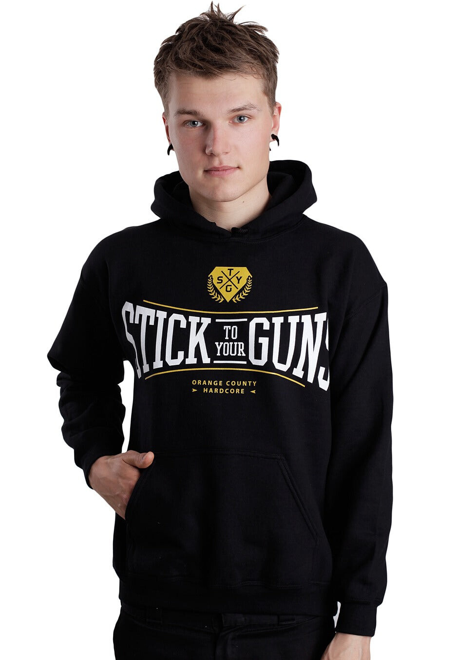 Stick To Your Guns - All Talk - Hoodie - black - L - 50% Cotton, 50% Polyester