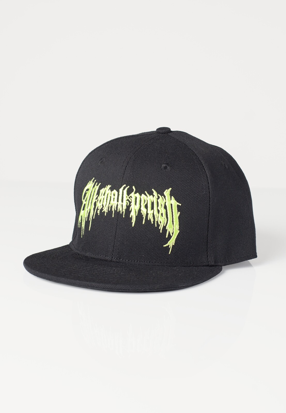 All Shall Perish - Lime Logo Snapback - Cap