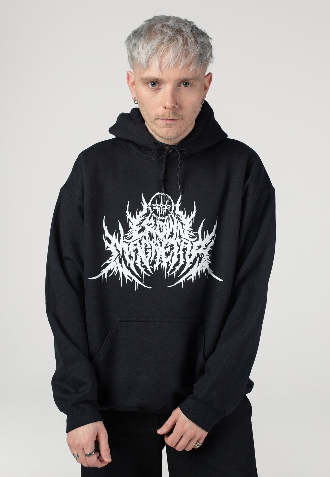 Crown Magnetar - Skull - Hoodie - black - L - 50% Cotton, 50% Polyester
