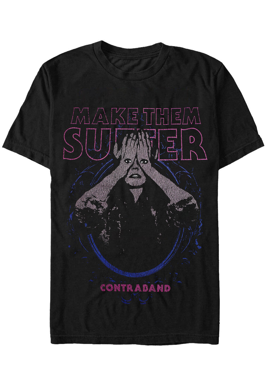 Make Them Suffer - Handeyes - T-Shirt - black - L - 100% Cotton