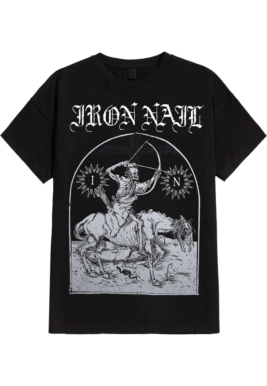 Ironnail - Peebles - T-Shirt - black - L - 100% Organic Cotton