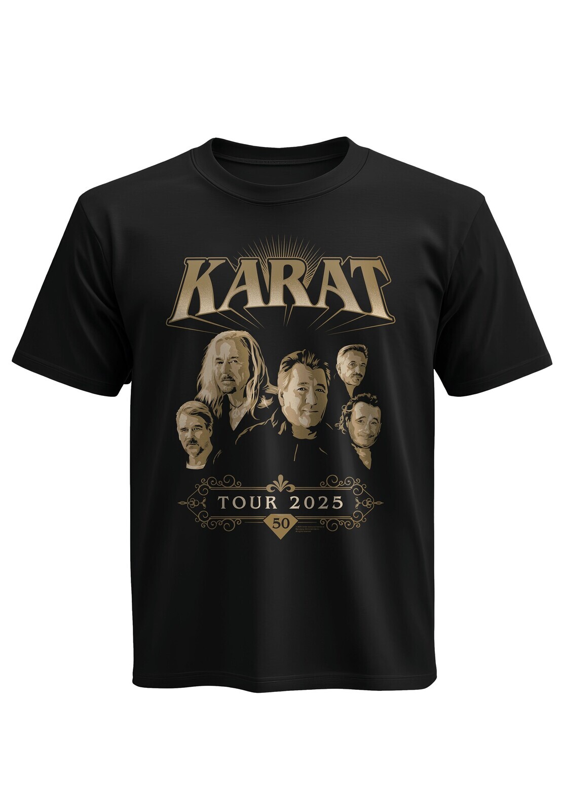 Karat - Band 2025 - T-Shirt - black - L - 100% Cotton