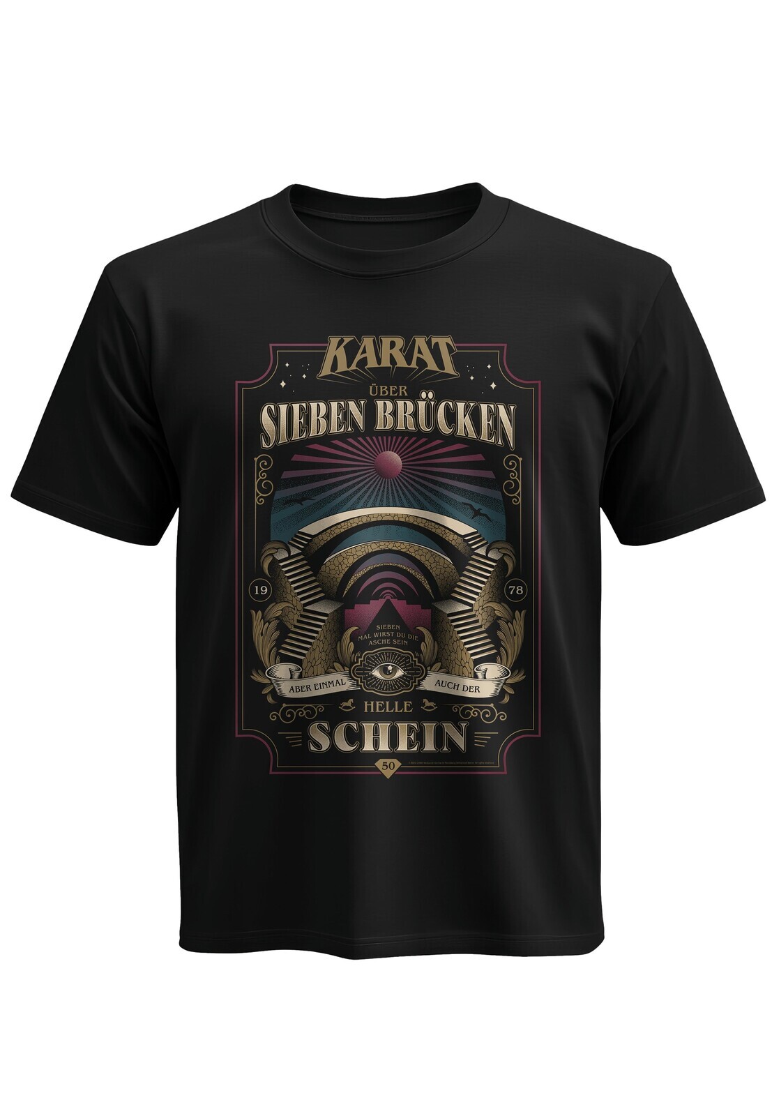 Karat - Sieben Brücken - T-Shirt - black - M - 100% Cotton
