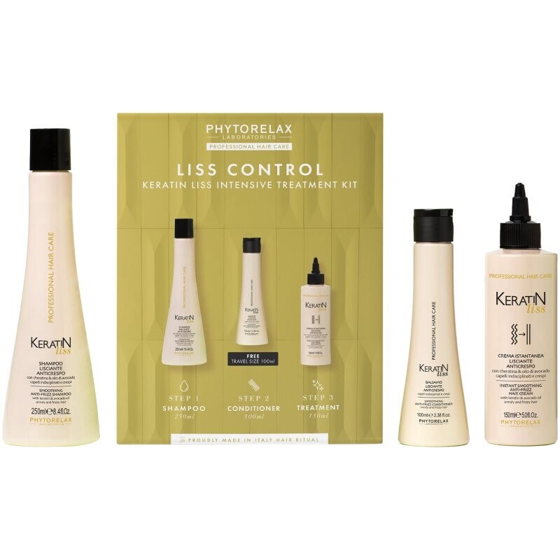 Phytorelax Laboratories Keratin Liss gift set for unruly and frizzy hair