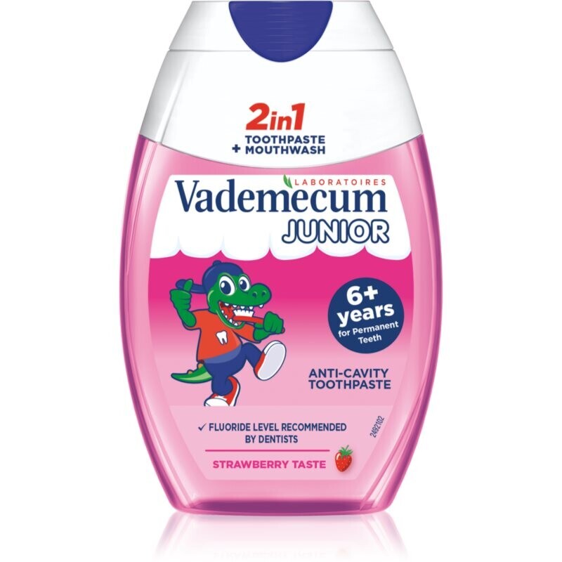 Vademecum Junior 2 in 1 2-in-1 toothpaste and mouthwash for children age 6+ 75 ml