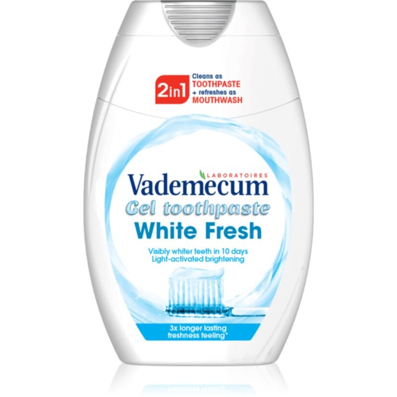 Vademecum 2 in1 White Fresh 2-in-1 toothpaste and mouthwash with whitening effect 75 ml