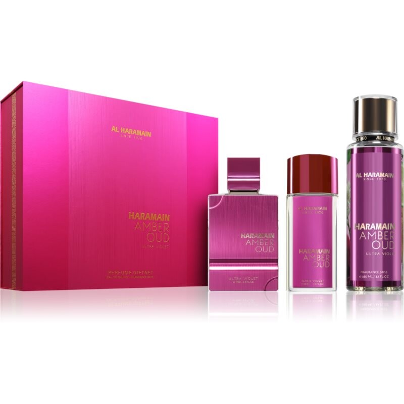 Al Haramain Amber Oud Ultra Violet gift set for women 1 pc