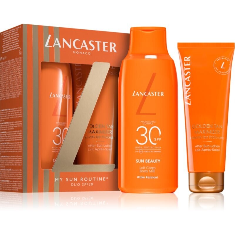 Lancaster Sun Beauty gift set for tanning SPF 30