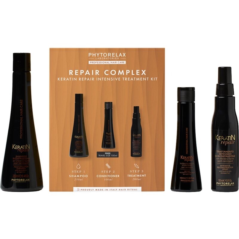 Phytorelax Laboratories Keratin Repair gift set for smoothing and restoring damaged hair