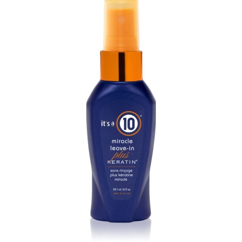 it's a 10 Plus Keratin Miracle Leave-in leave-in conditioner in a spray 59.1 ml