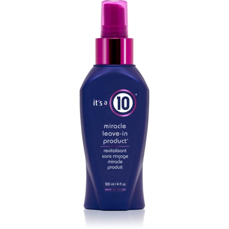 it's a 10 Miracle Leave-in Product leave-in conditioner in a spray 120 ml