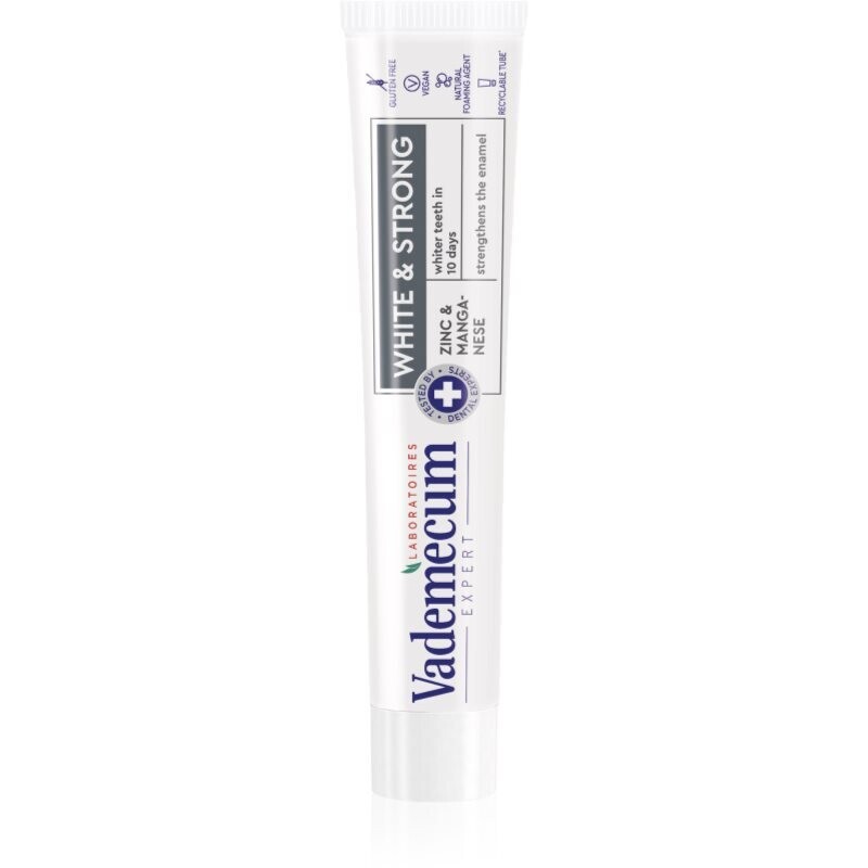Vademecum Expert White & Strong whitening toothpaste strengthens enamel 75 ml