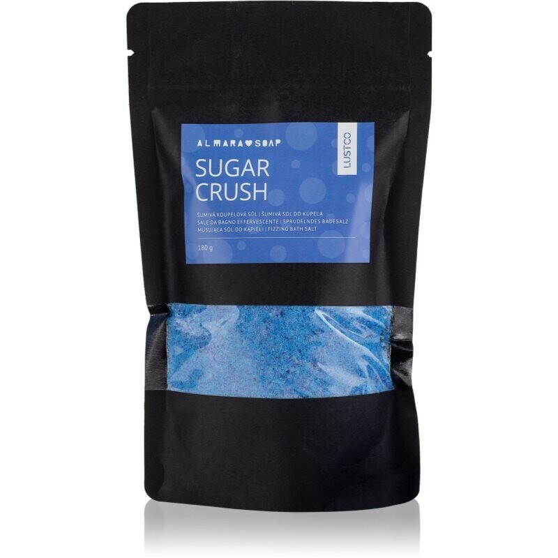 Almara Soap Lustico Sugar Crush colour bath salt with floral fragrance 450 g