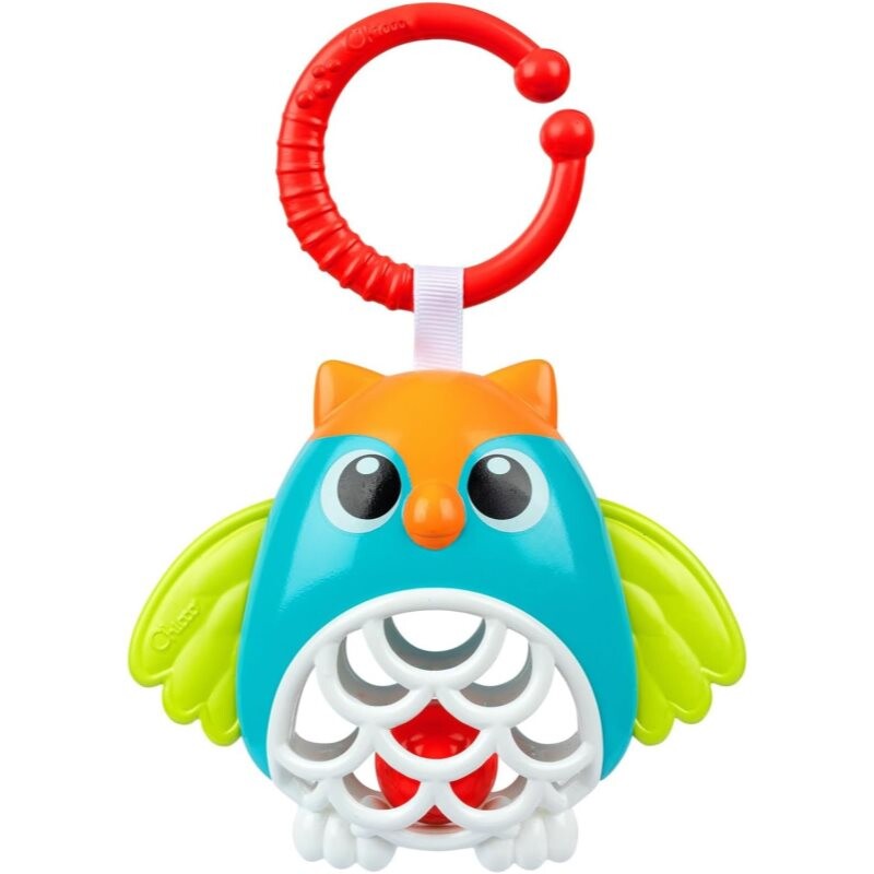 Chicco Owl Rattle contrast hanging toy with rattle 1 pc