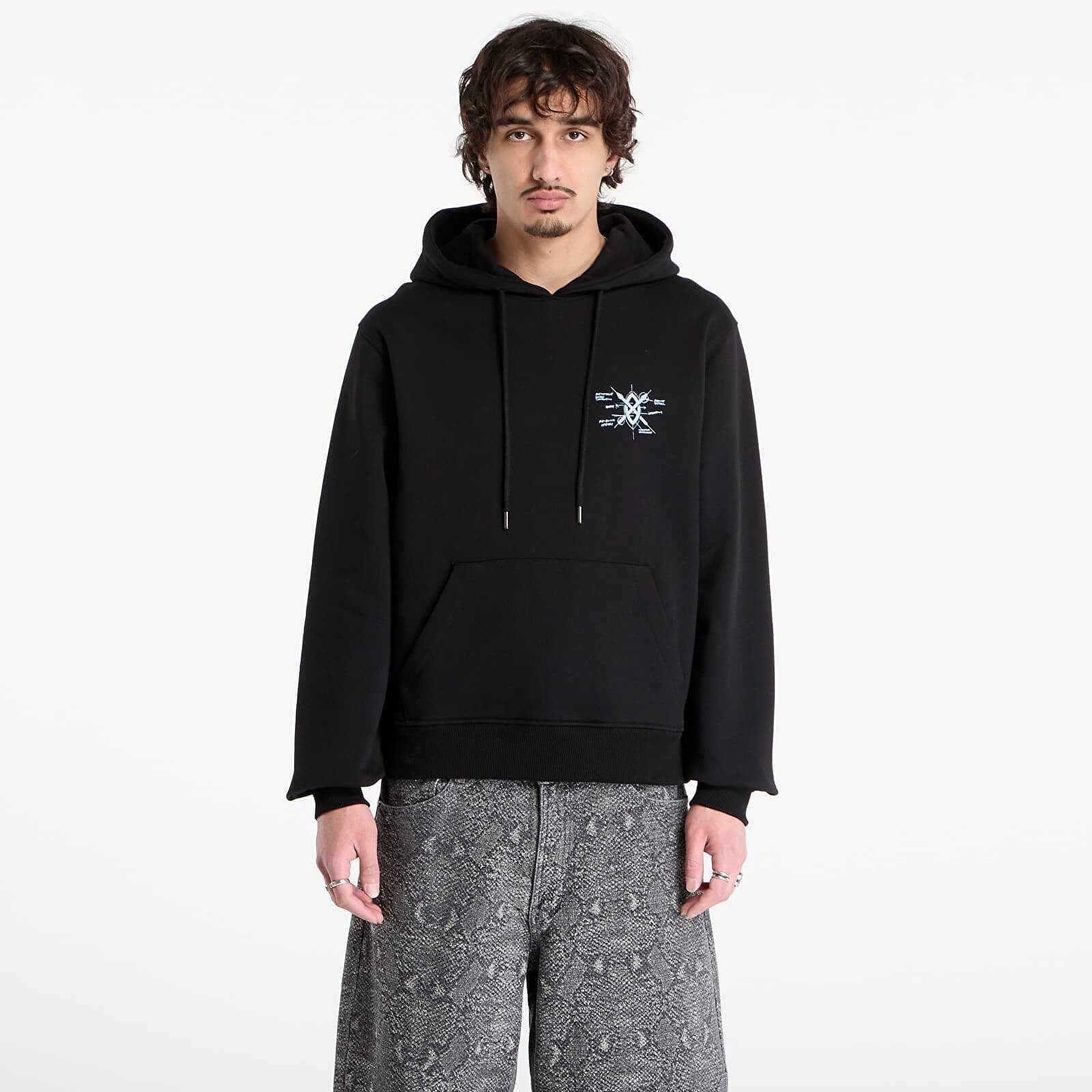 Sweatshirt Daily Paper Shield Evolution Hoodie Black L