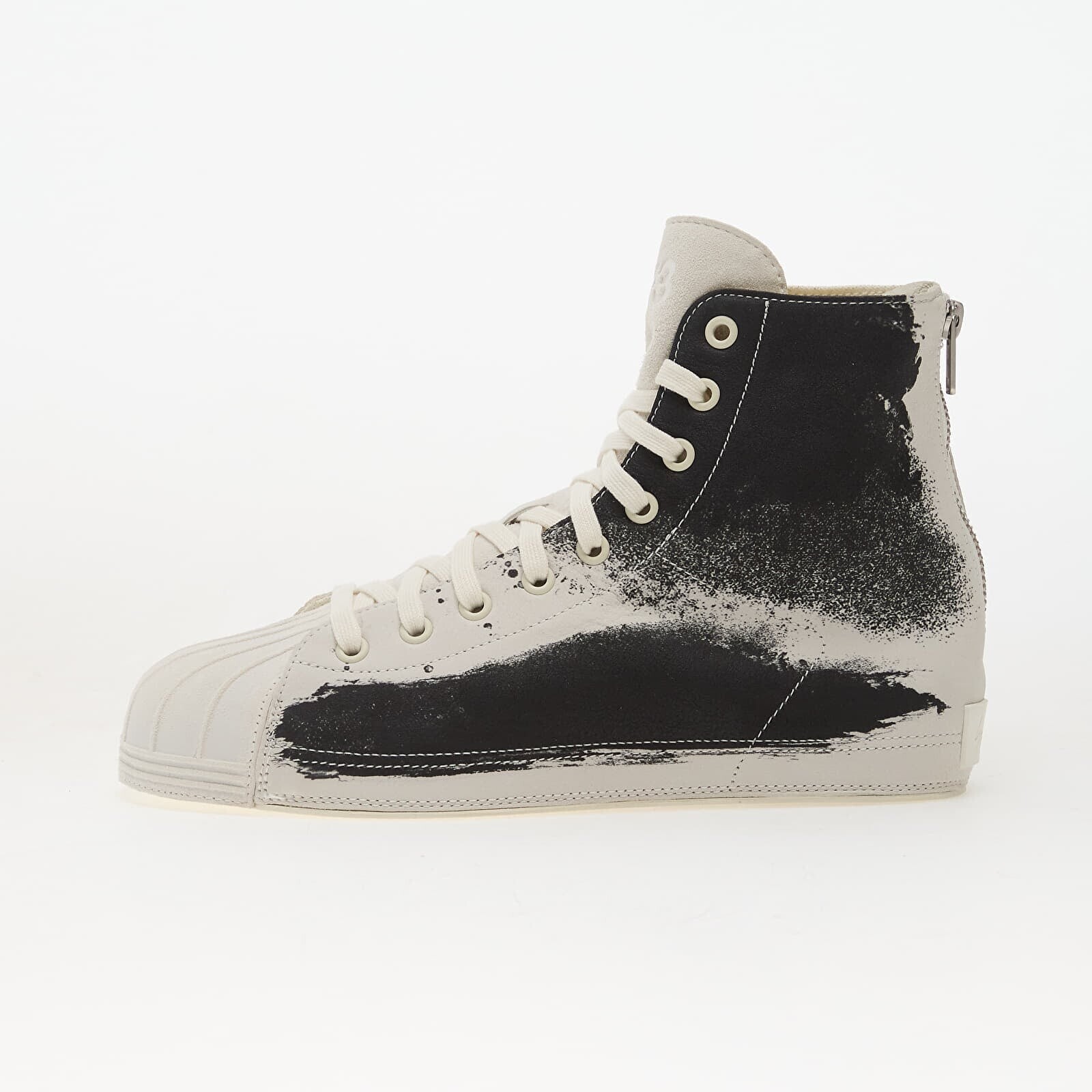 Sneakers Y-3 Nizzastar Hi Off White/ Off White/ Off White UK 11