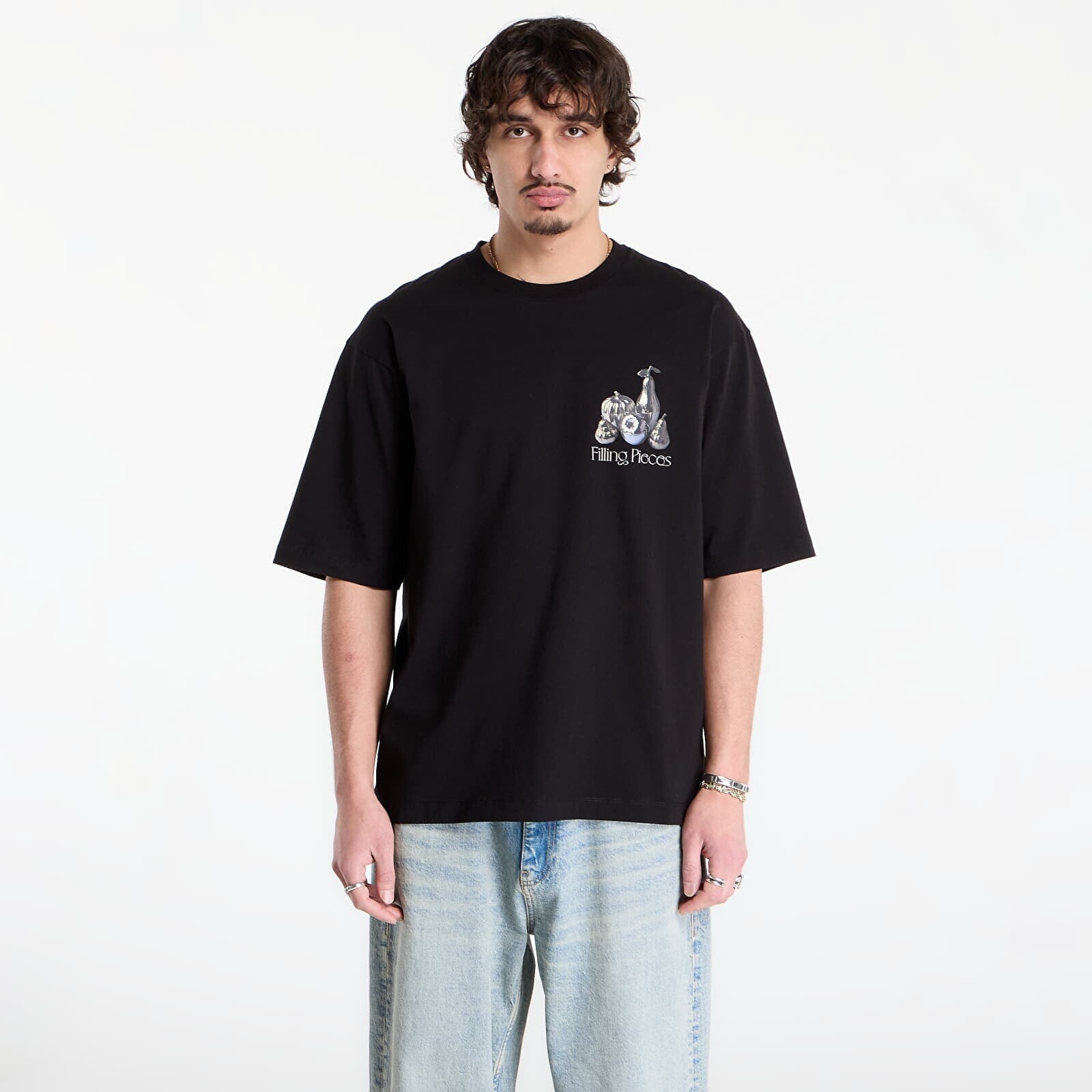 T-shirt Filling Pieces T-Shirt Boxy Chrome Fruit Black XL