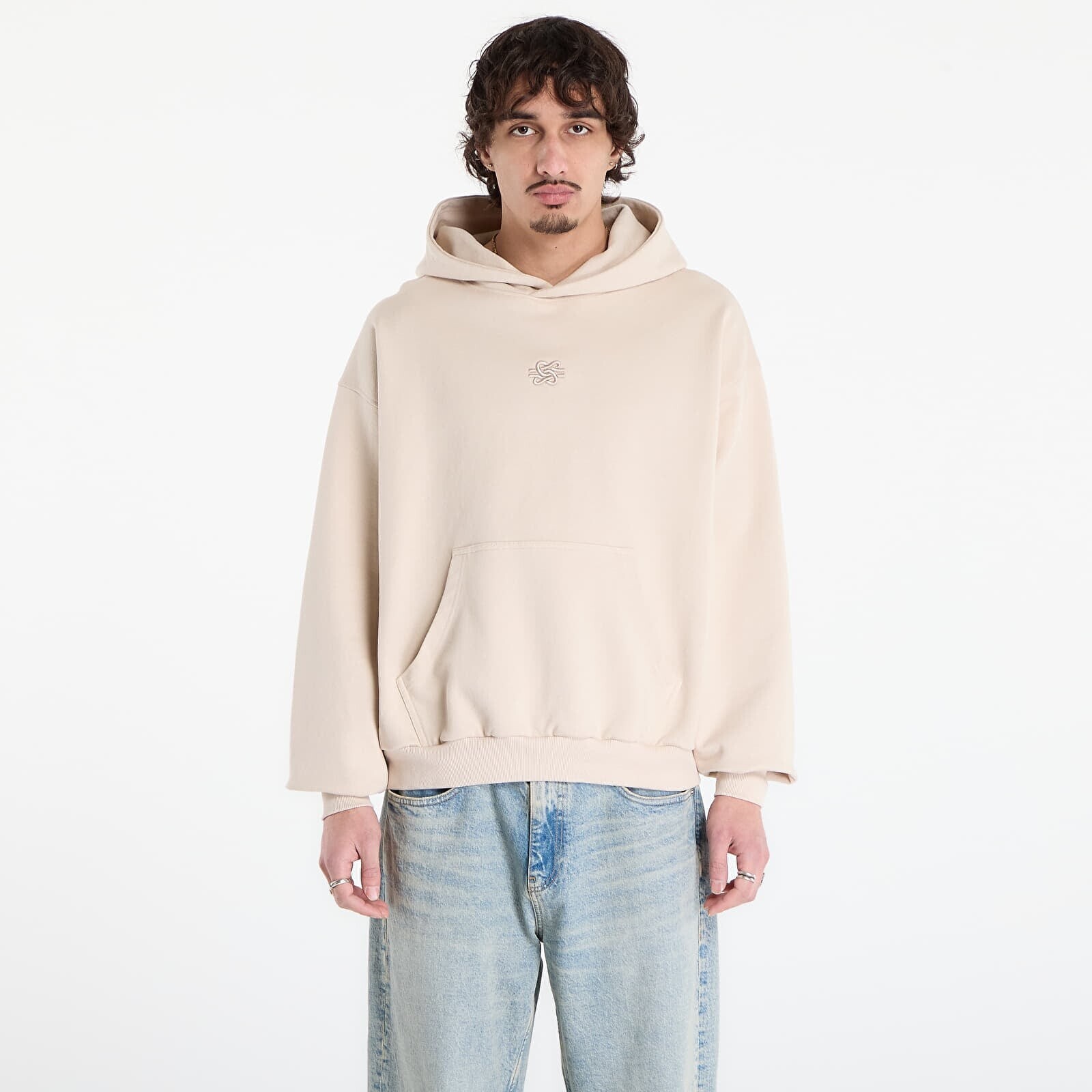 Sweatshirt Filling Pieces Hoodie Boxy Embroidered Peyote L