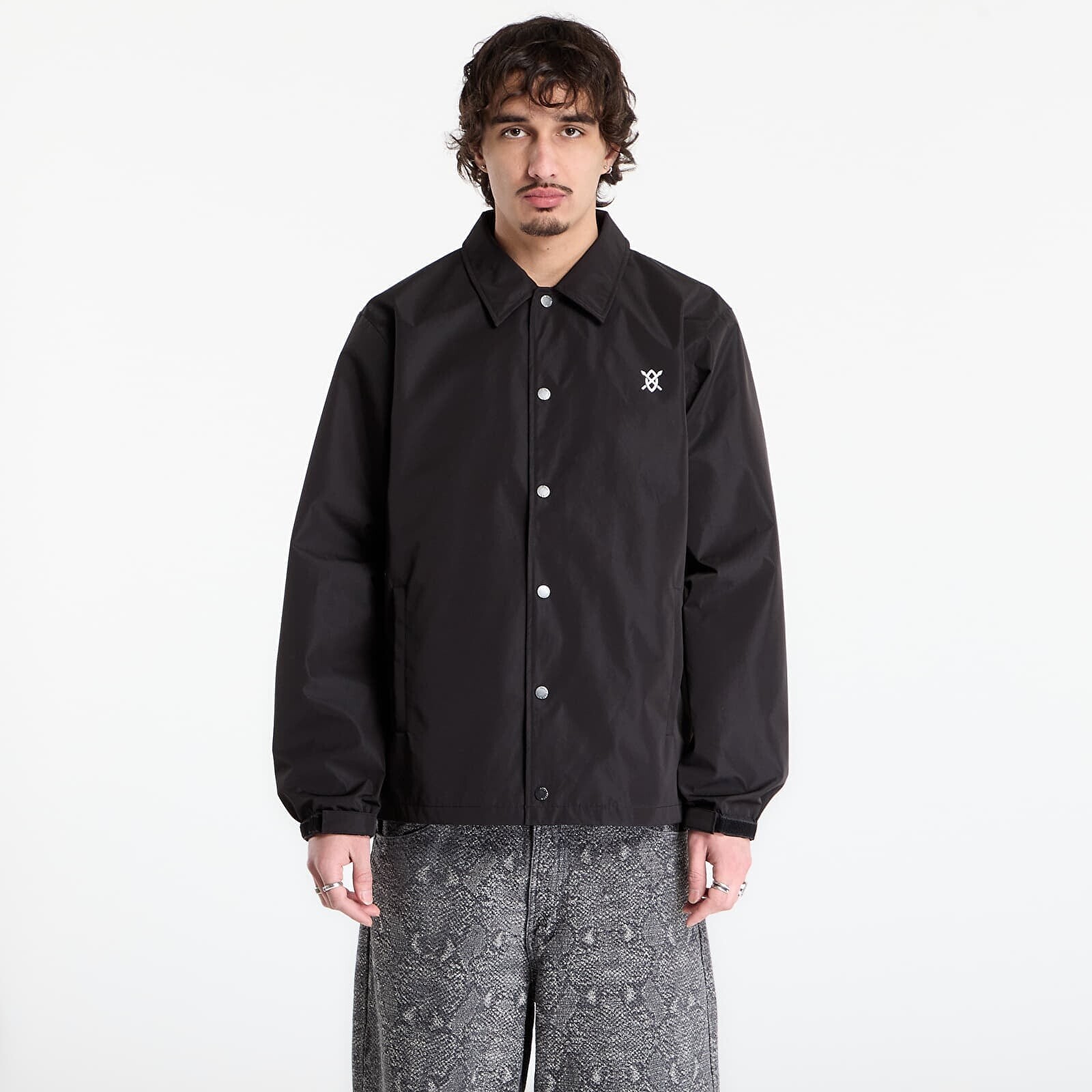 Jacket Daily Paper Alias Dias Coach Jacket Black S