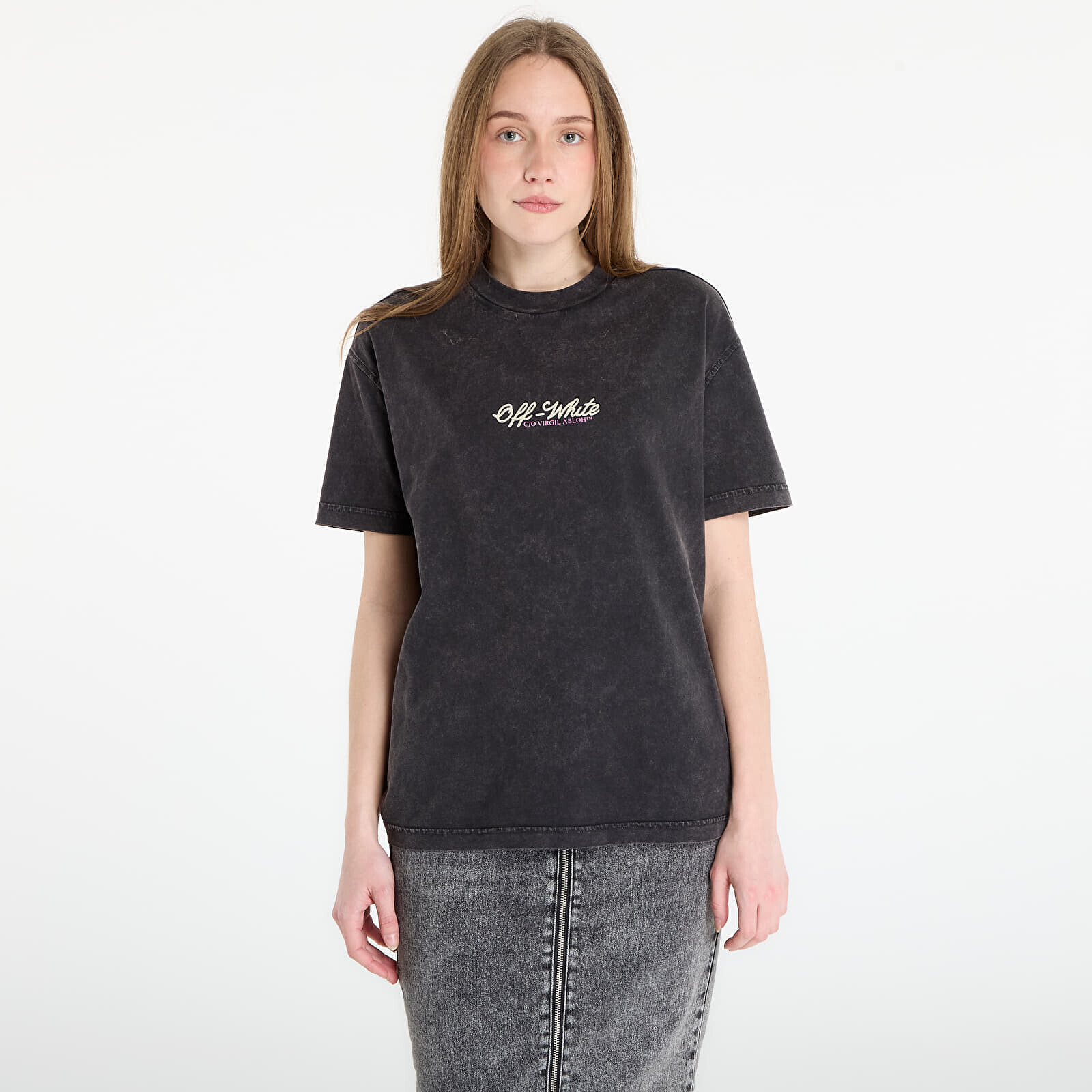 T-shirt Off-White Royal Jwls Reg Tee Marble Black L