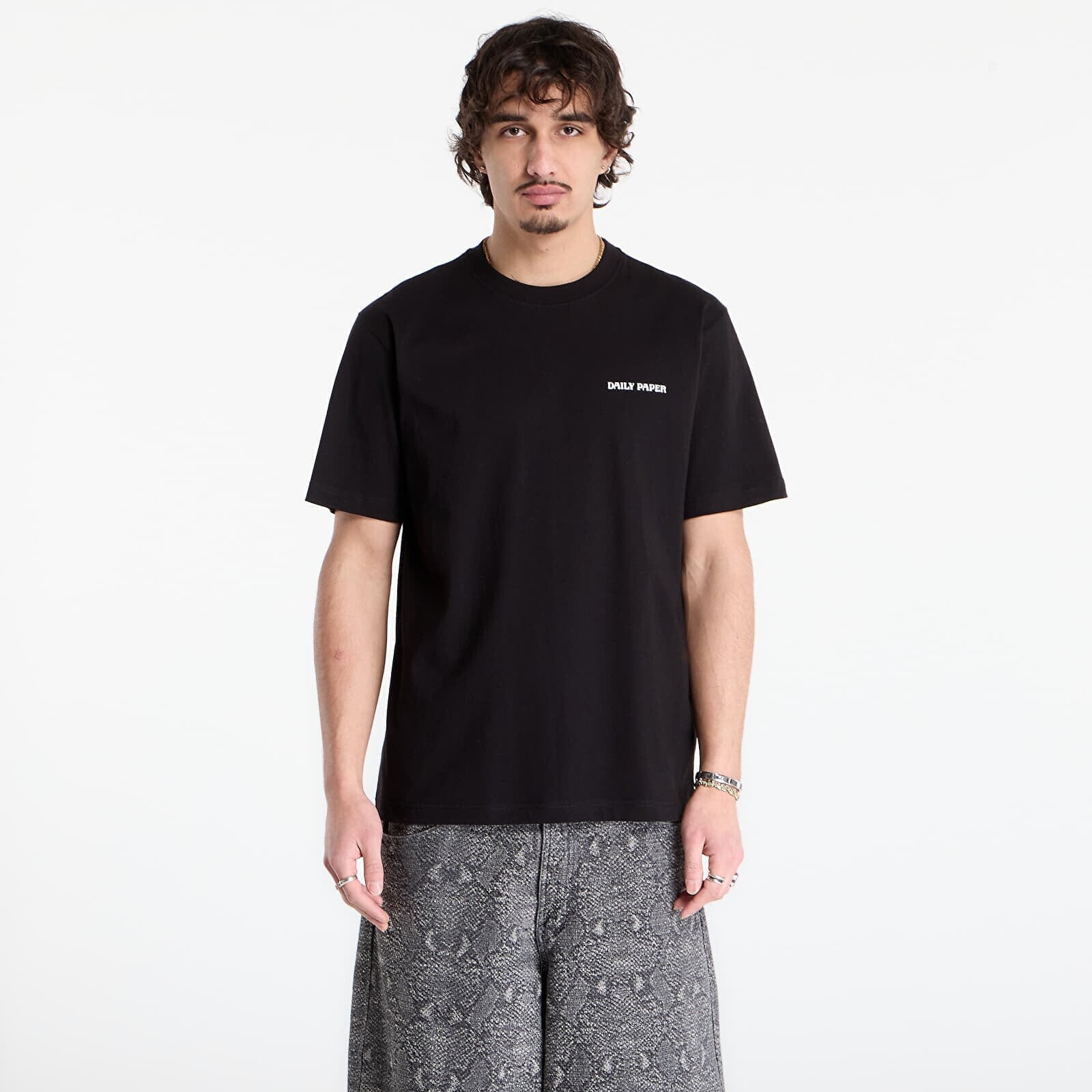 T-shirt Daily Paper Chain Shield T-Shirt Black S