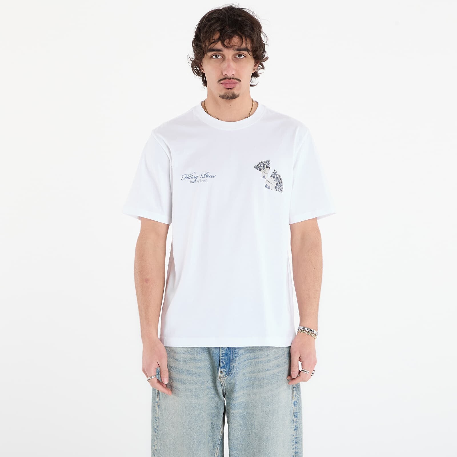 T-shirt Filling Pieces T-Shirt Broken Plate White M