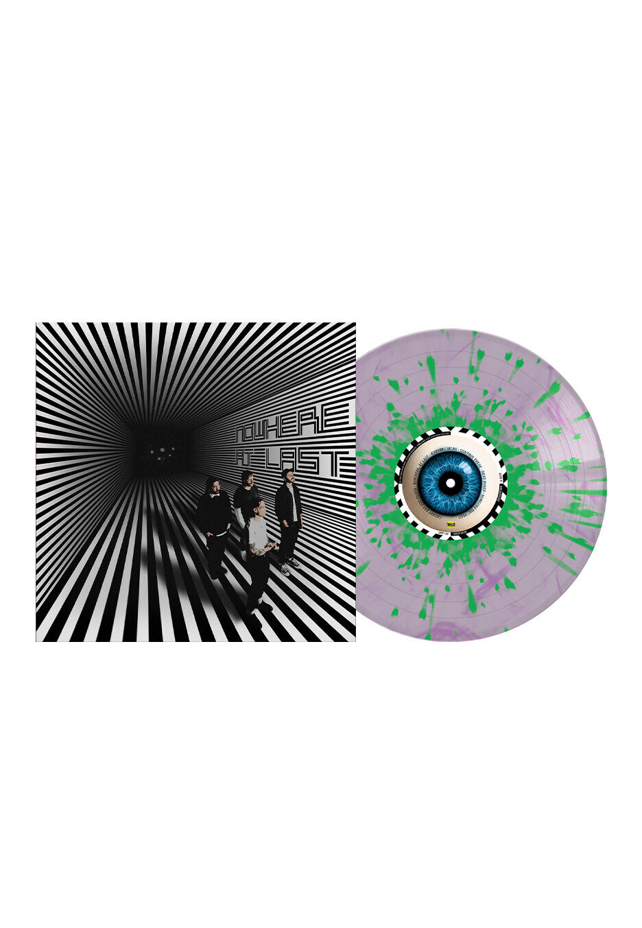 Broadside - Nowhere, At Last Purple Smoke w/ Green - Splattered Vinyl
