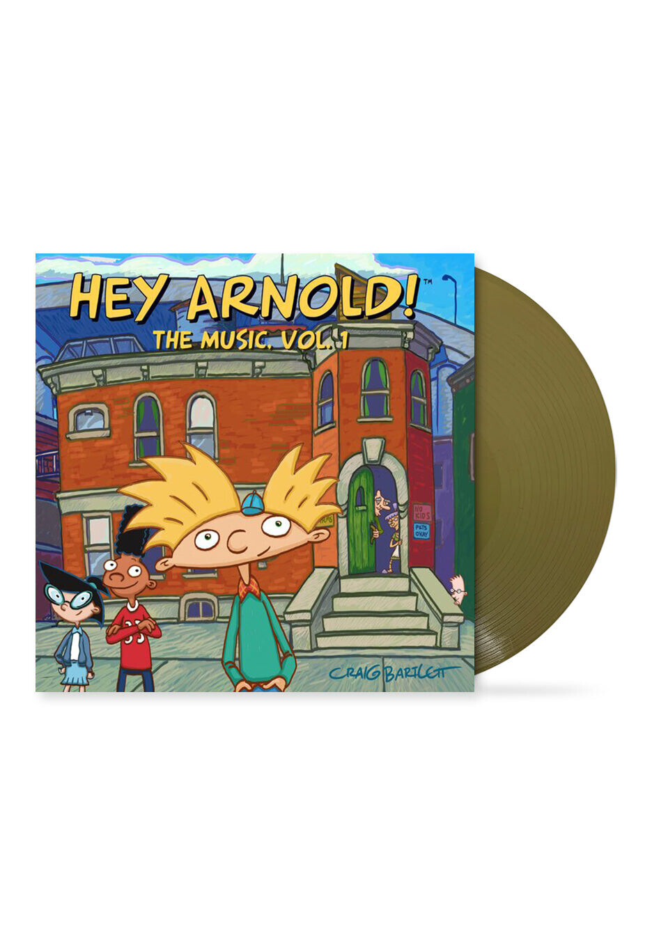 Hey Arnold - Hey Arnold! The Music, Vol.1 (Jim Lang) Ltd. Gold - Colored Vinyl