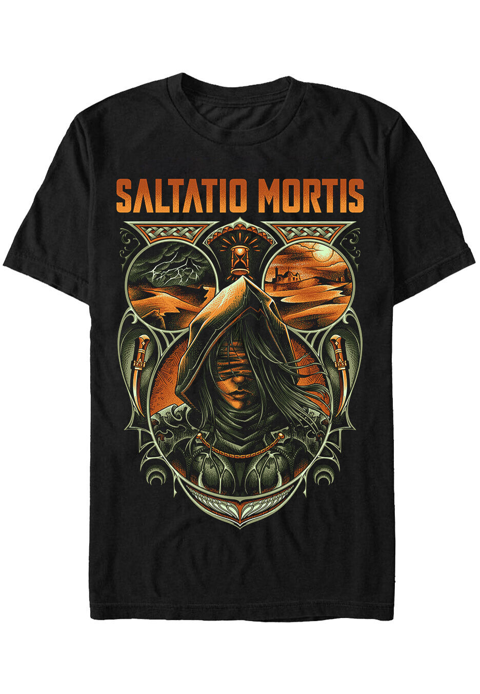Saltatio Mortis - Herz Eines Kriegers - T-Shirt - black - 5XL - 100% Cotton