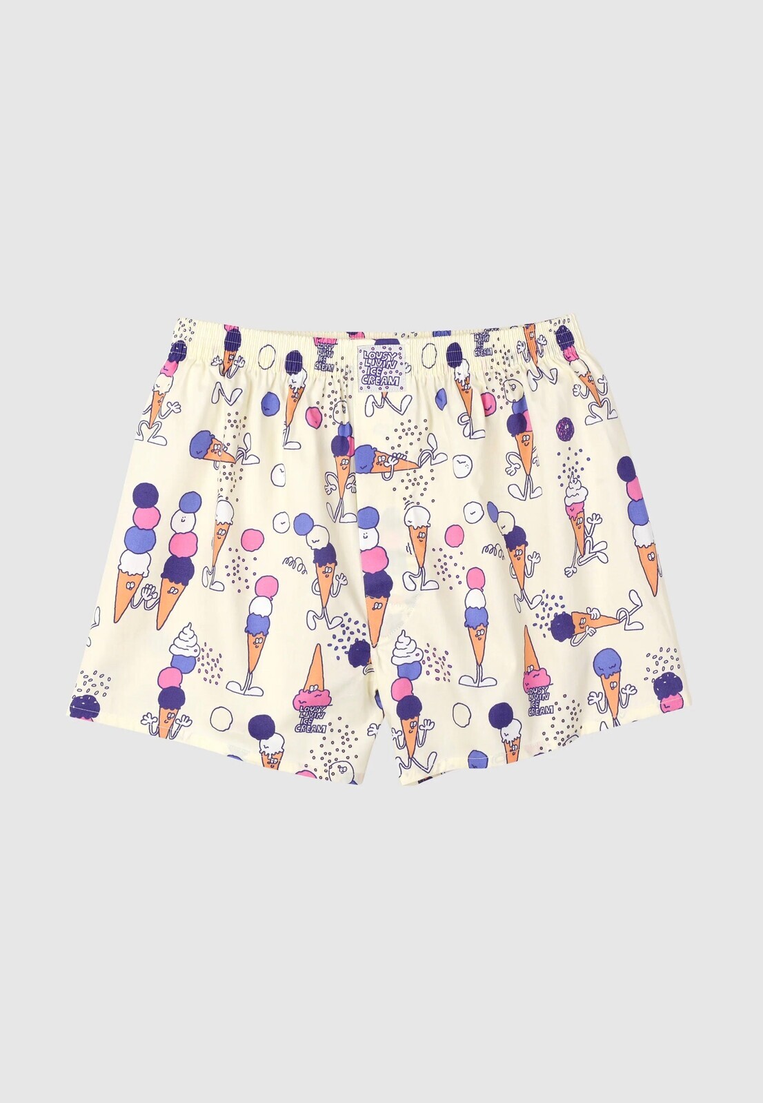 Lousy Livin - Icrecream Multicolored - Boxershorts - multicolored - L - 100% Organic Cotton