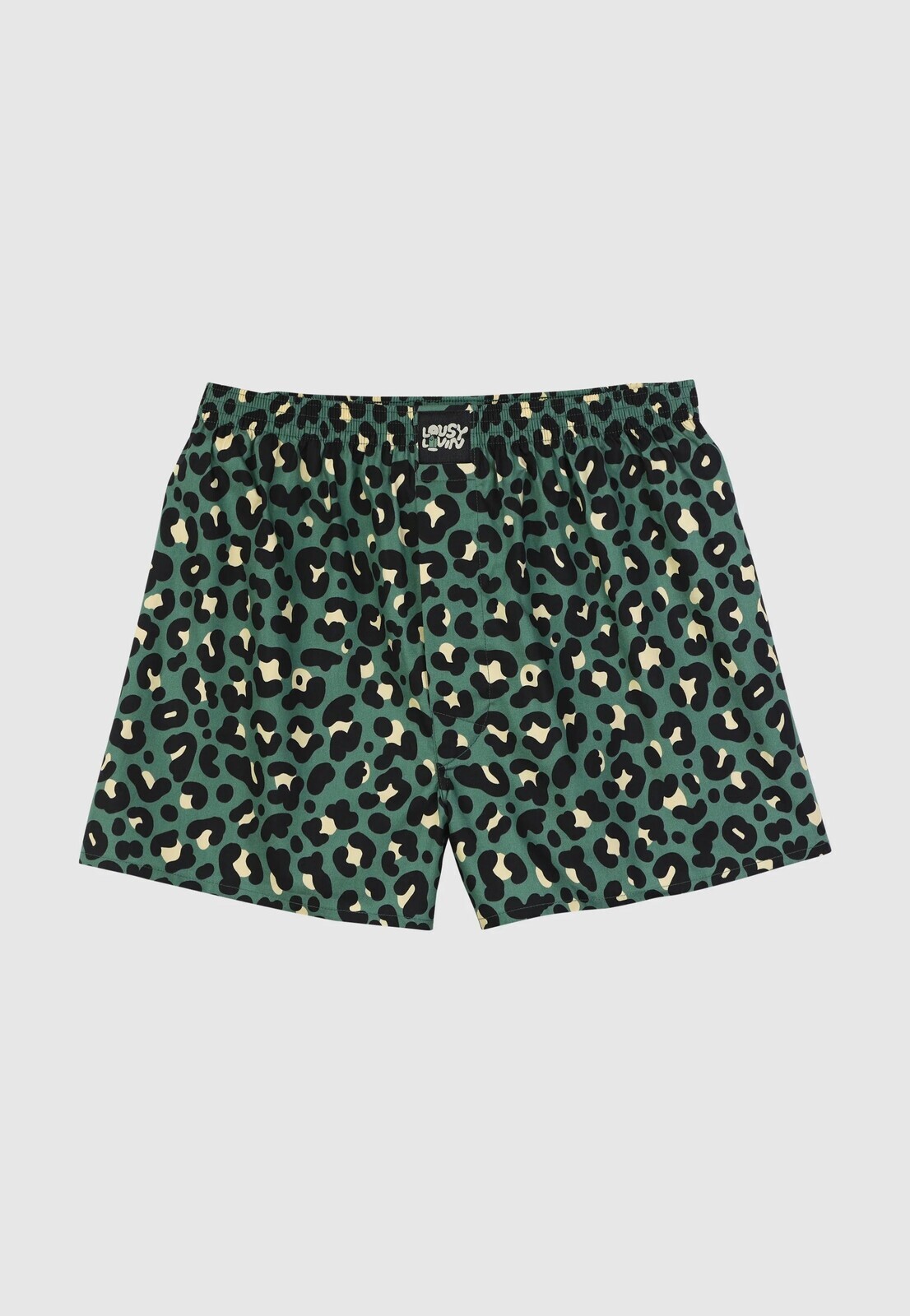 Lousy Livin - Leroy Olive - Boxershorts - gid://shopify/Metaobject/123897741549 - L - 100% Organic Cotton