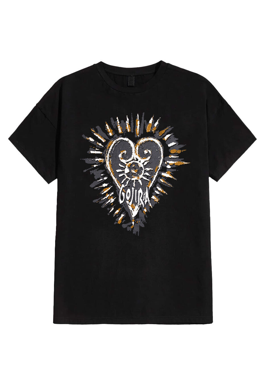 Gojira - Fortitude Heart - T-Shirt - black - XL - 100% Organic Cotton