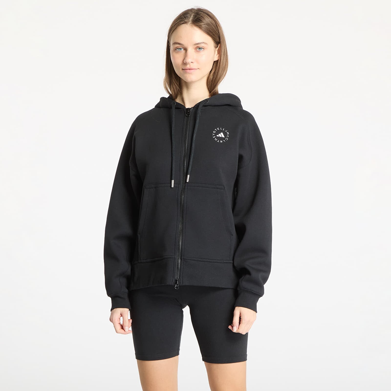 Sweatshirt adidas By Stella Mccartney Full Zip Hoodie Black/ White S