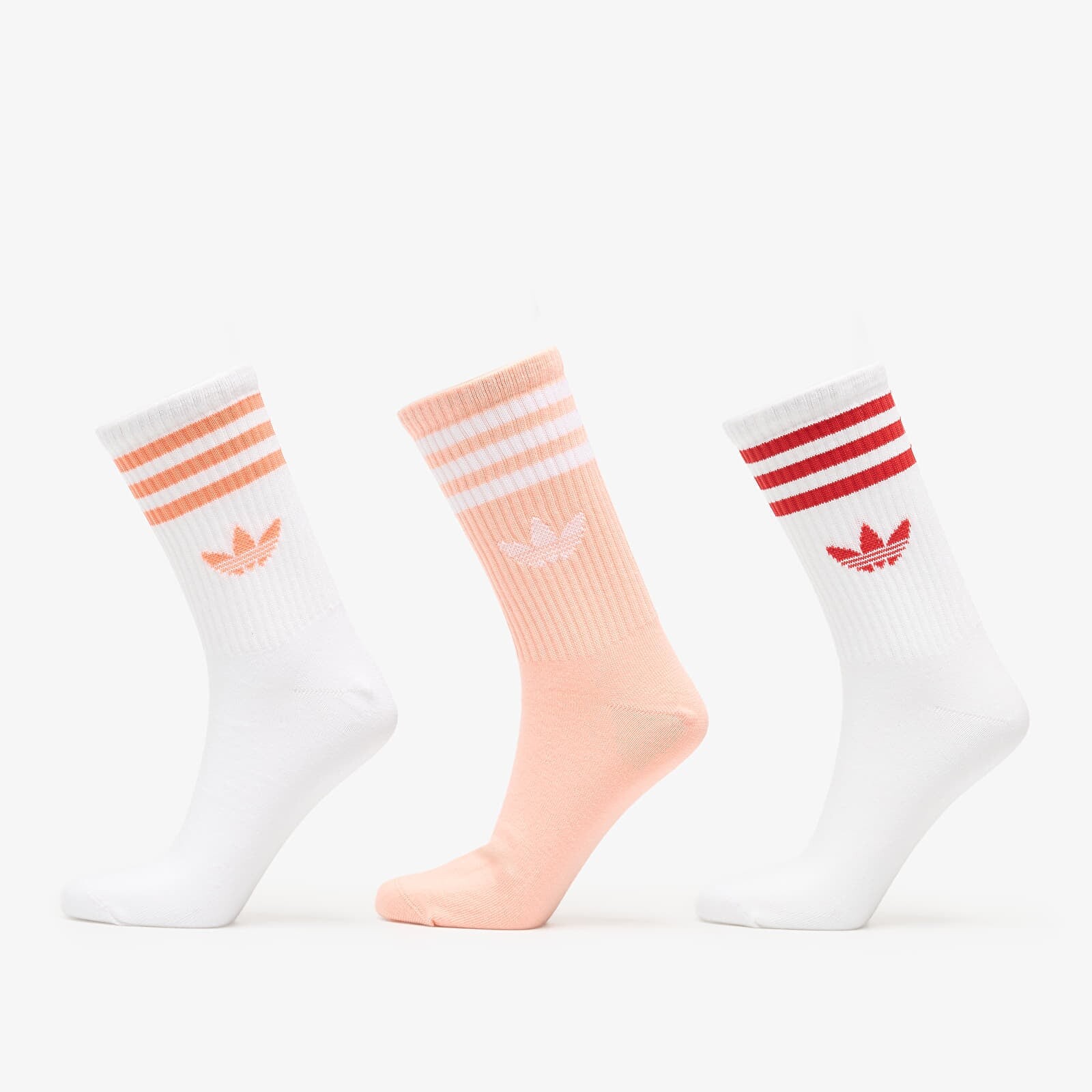 adidas 3S Crew Socks 3-Pack White/ White S