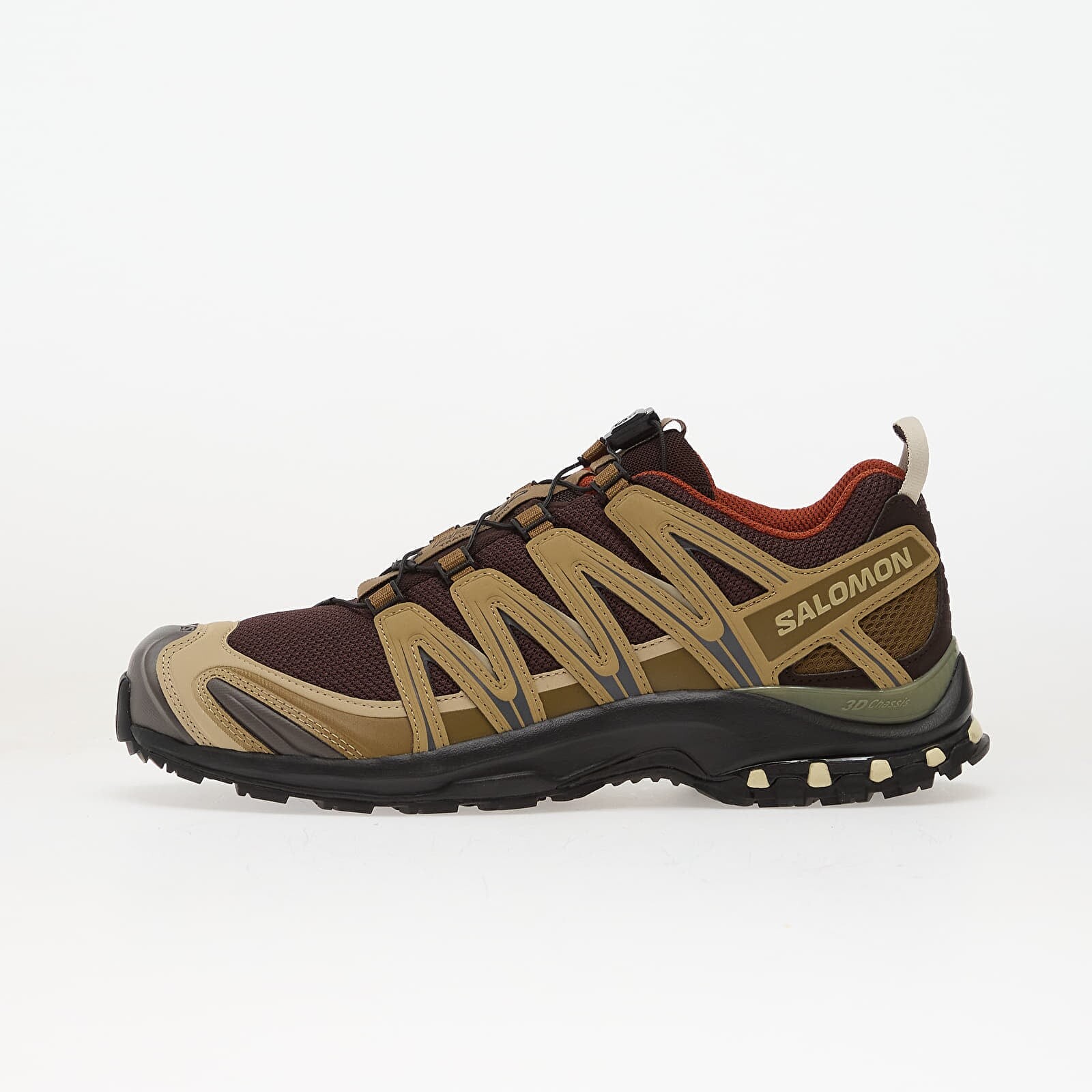 Sneakers Salomon Xa Pro 3D Black Coffee/ Kelp/ Safari UK 4.5