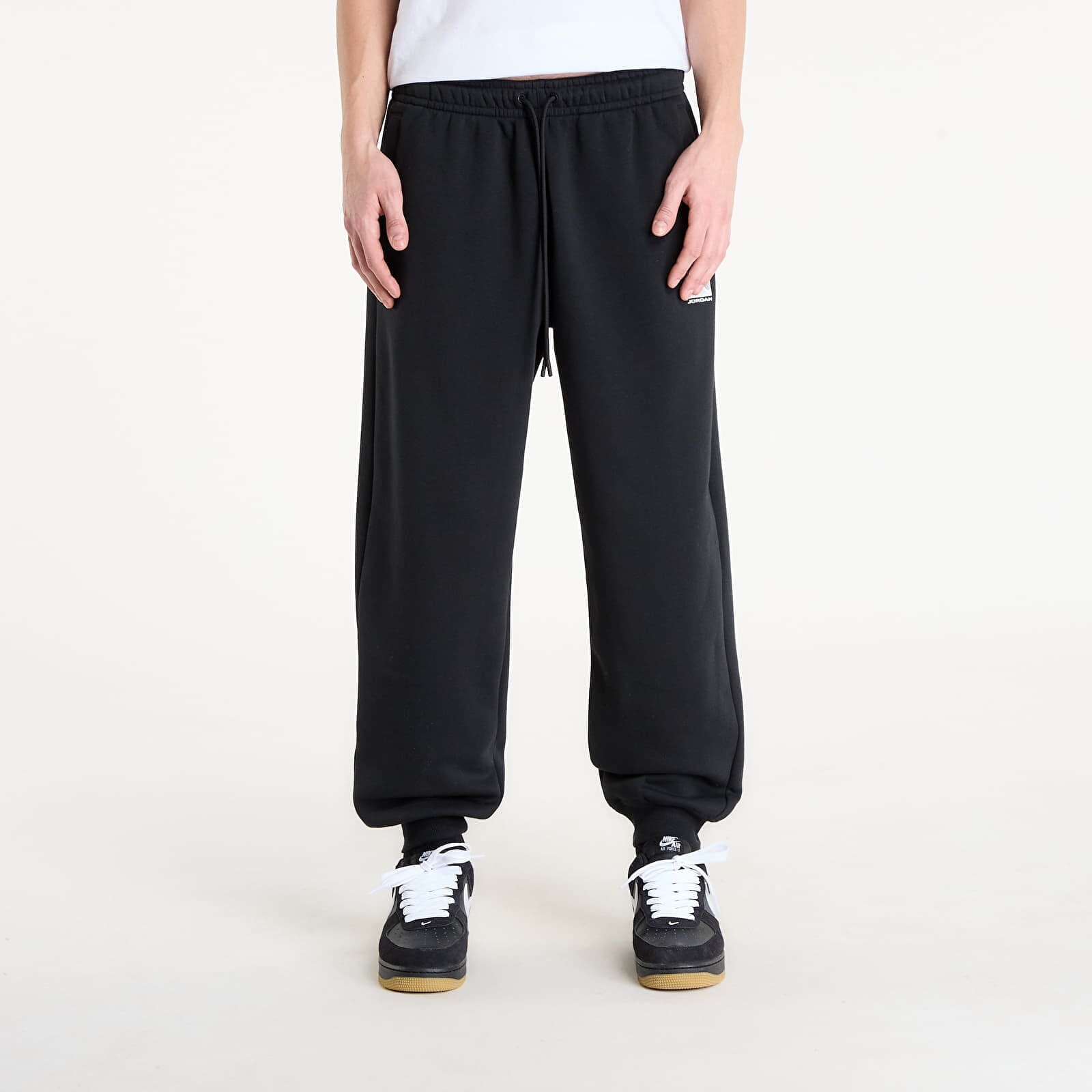 Pants Jordan Brooklyn Fleece Men's Pants Black/ White M