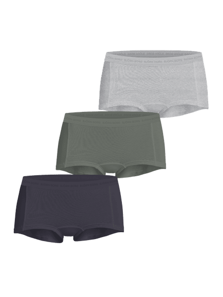 Björn Borg Everyday Cotton Boxer Shorts 3-pack Green, L