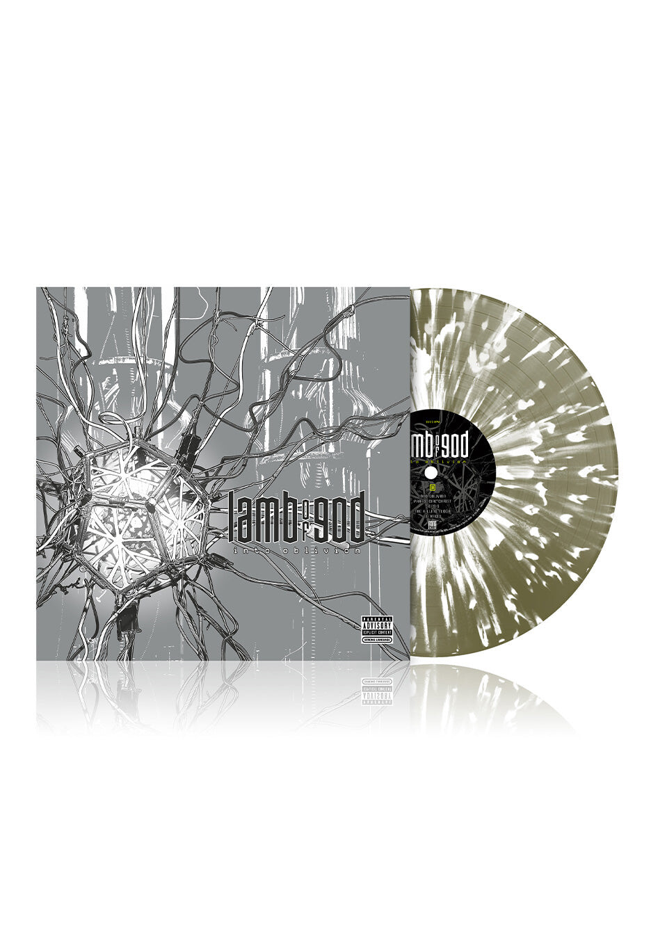 Lamb Of God - Into Oblivion Ltd. Transp. Olive Green-White - Splattered Vinyl
