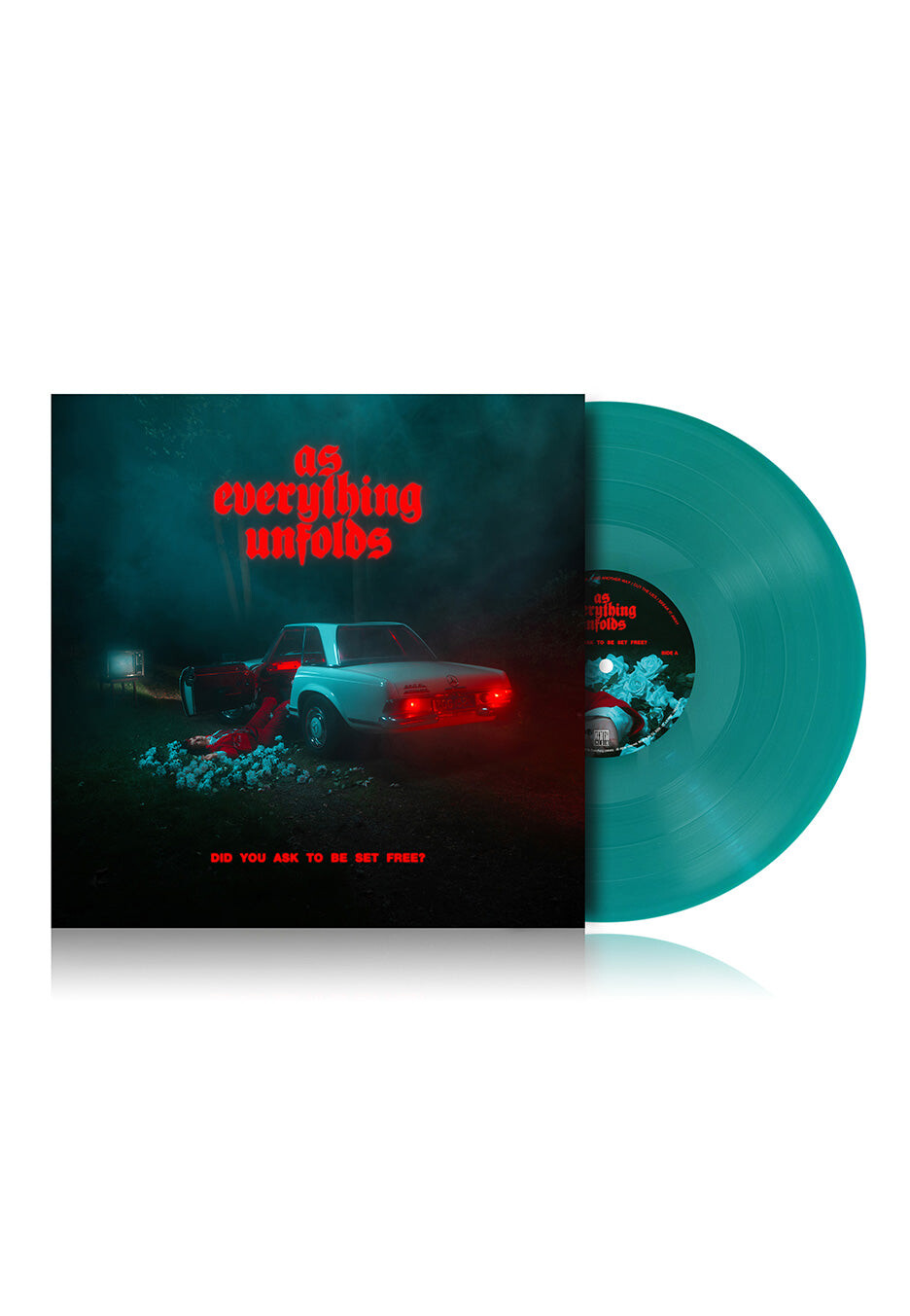 As Everything Unfolds - DID YOU ASK TO BE SET FREE? Transp. Petrol Green - Colored Vinyl