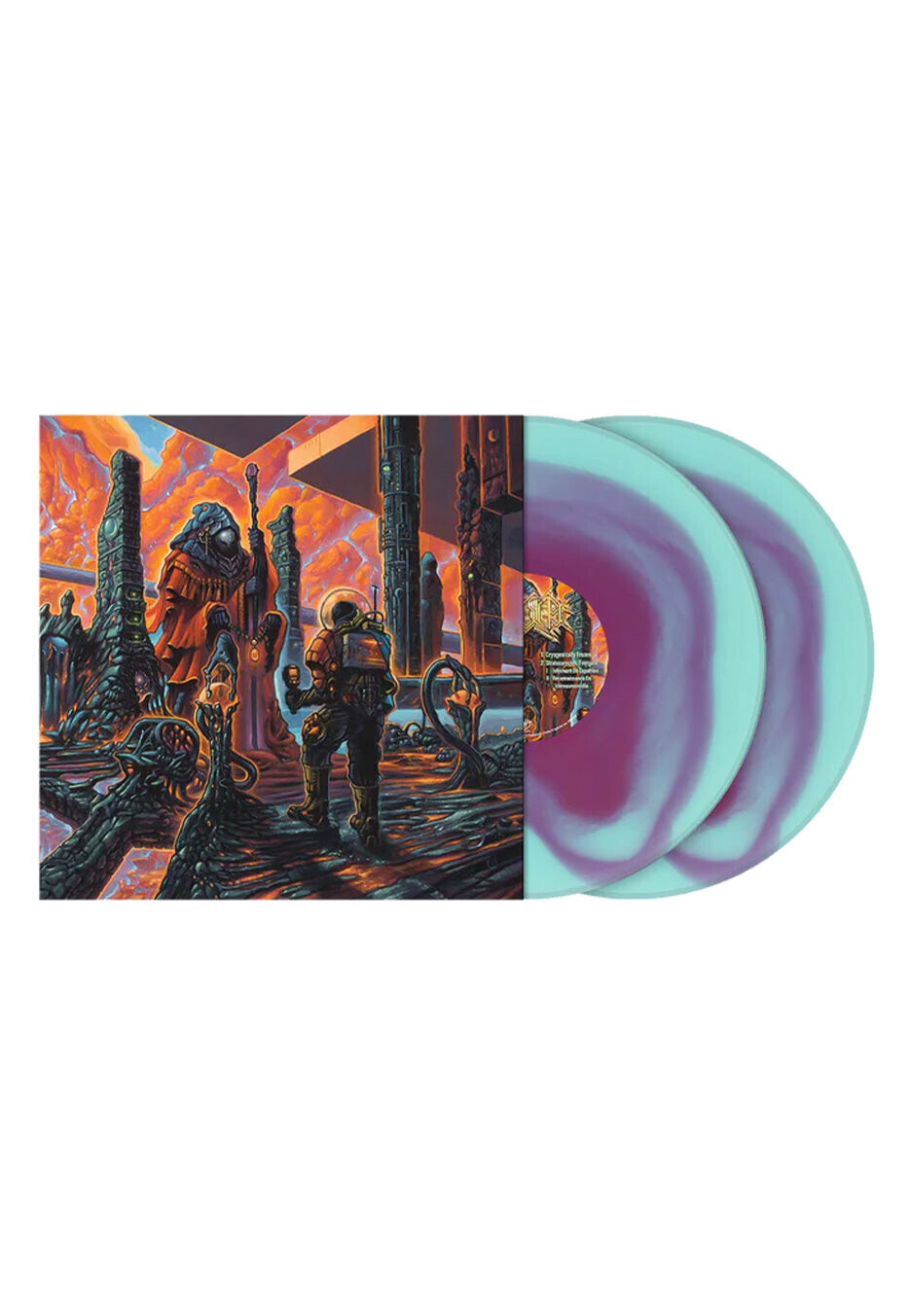 Cryptic Shift - Overspace & Supertime Ltd. Ice Cauldron Blue - Colored 2 Vinyl