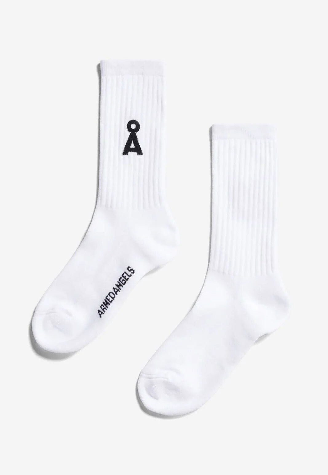 Armedangels - Saamus Bold White - Socks - white - L/XL - 78% Cotton, 20% Polyamide, 2% Elastane