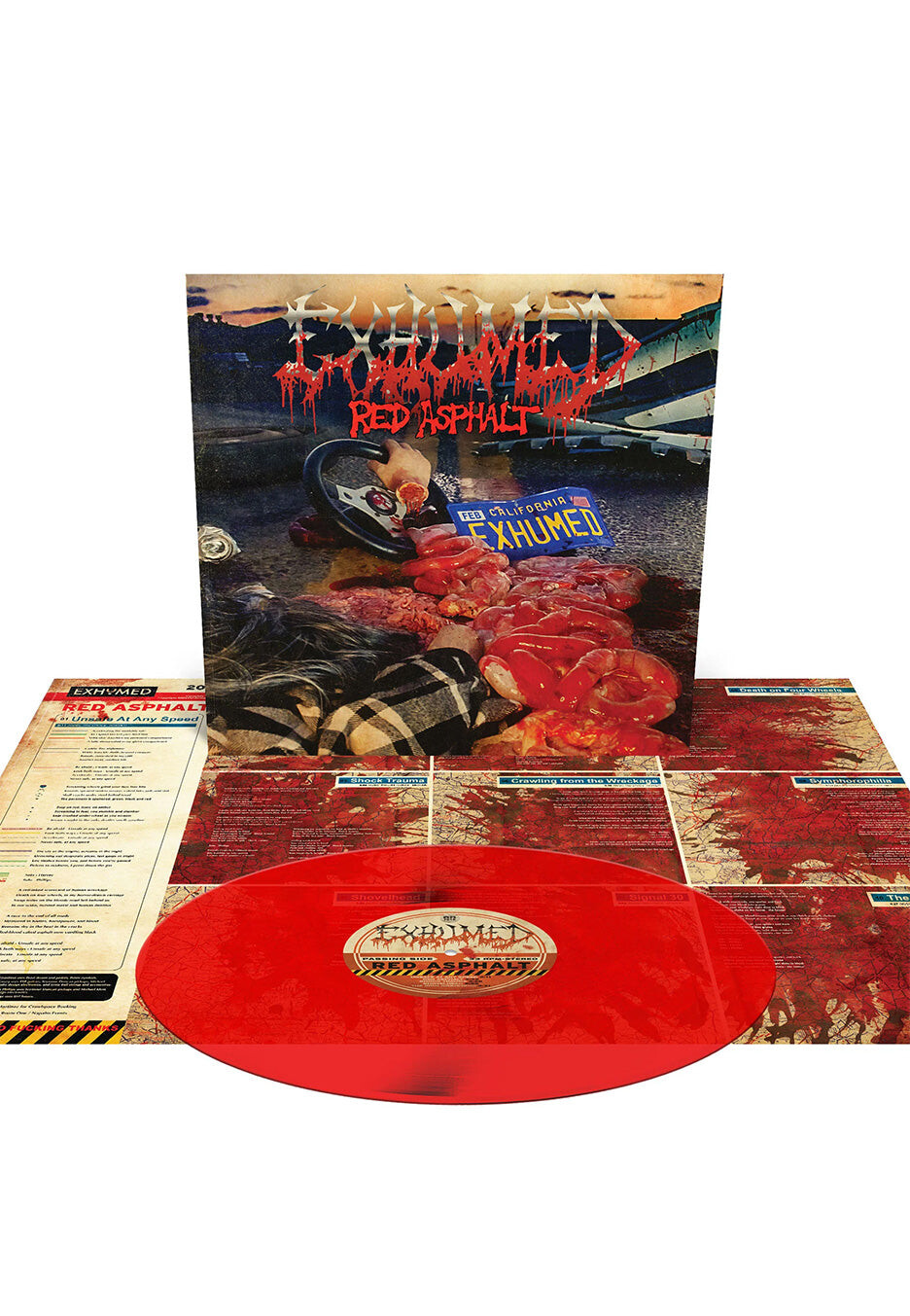 Exhumed - Red Asphalt Ltd. Blood Red - Colored Vinyl