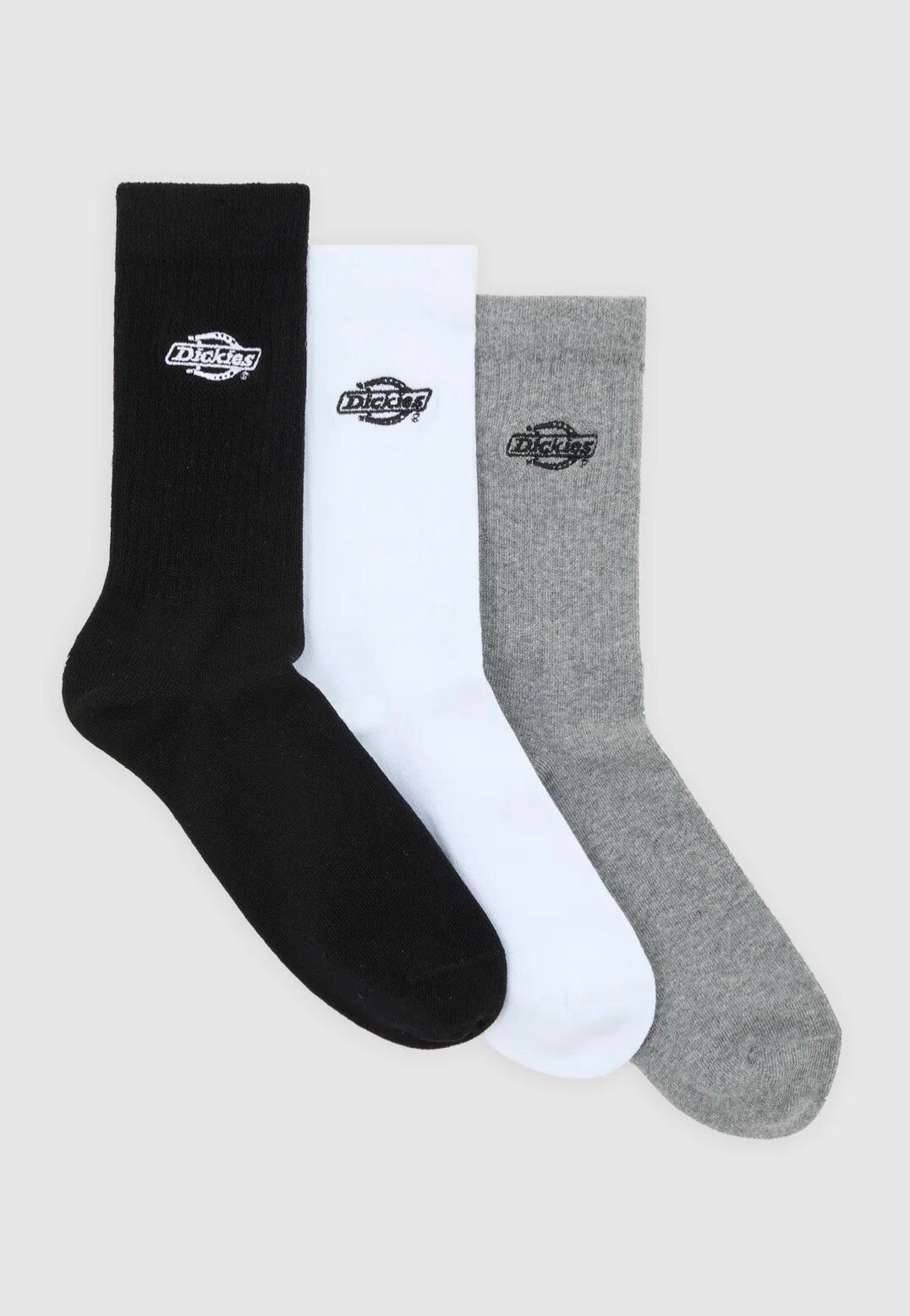 Dickies - Summerdale Pack Of 3 White - Socks - white - L/XL - 65% Cotton, 35% Polyester