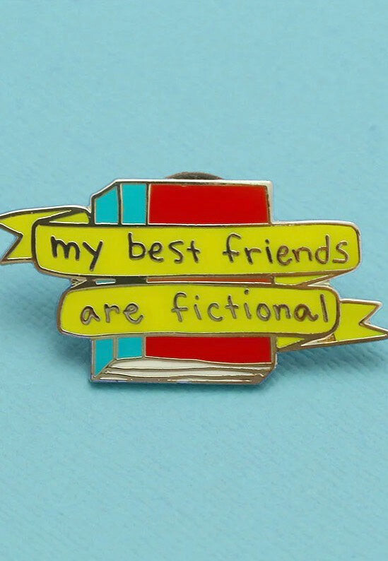 Punky Pins - My Best Friends Are Fictional - Pin