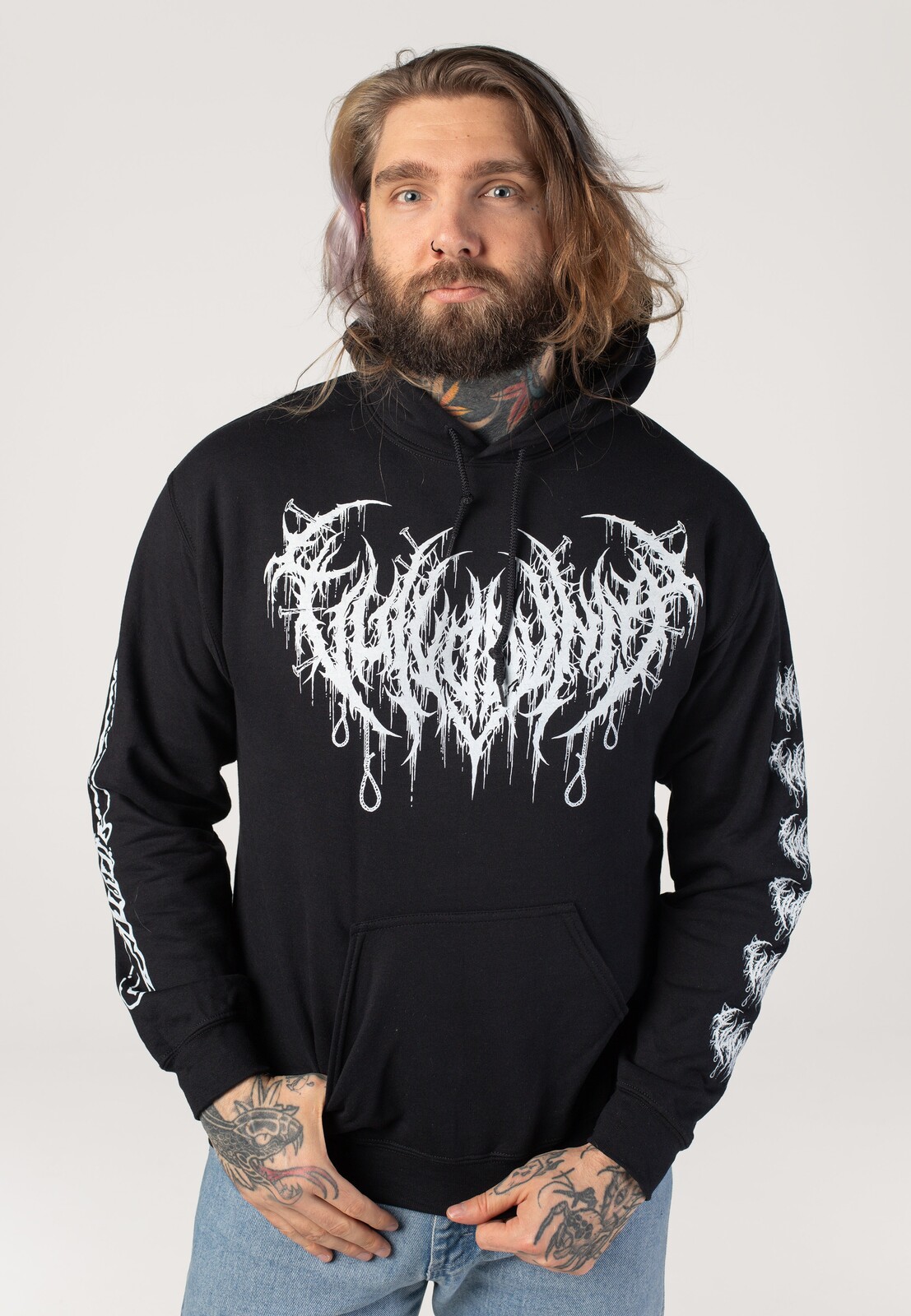Vulvodynia - Grim Reaper - Hoodie - black - M - 50% Cotton, 50% Polyester
