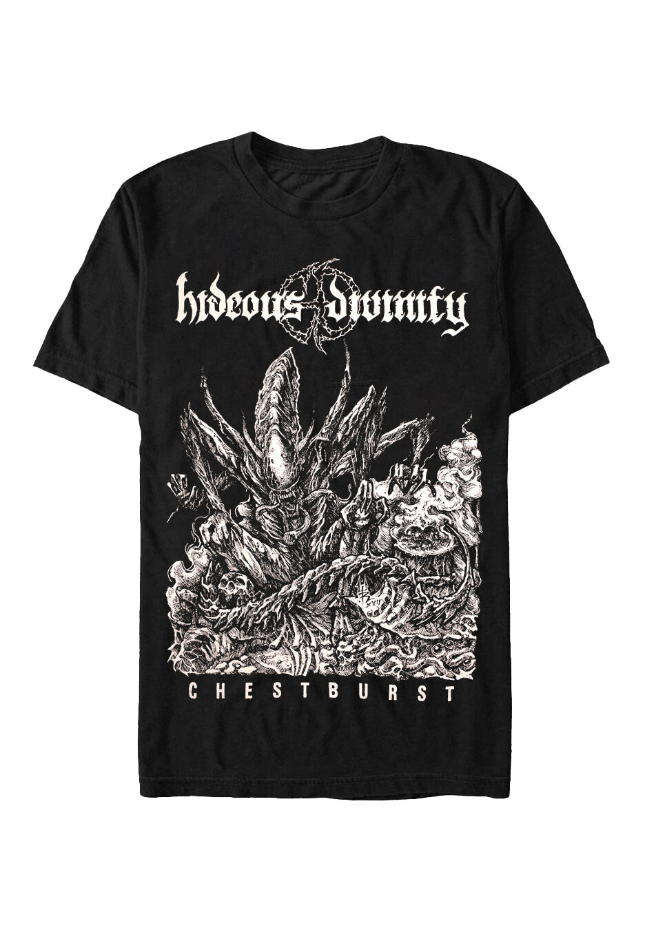 Hideous Divinity - Burst - T-Shirt - black - M - 100% Cotton